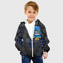 Куртка с капюшоном детская Leon Wolf, цвет: 3D-белый — фото 2
