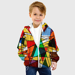 Куртка с капюшоном детская ПИКАССО, цвет: 3D-белый — фото 2