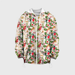 Куртка с капюшоном детская Краски лета, цвет: 3D-белый