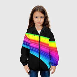 Куртка с капюшоном детская ABSTRACT TREND, цвет: 3D-черный — фото 2