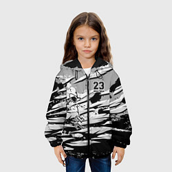 Куртка с капюшоном детская Michael Jordan 23, цвет: 3D-черный — фото 2