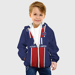 Куртка с капюшоном детская PSG home 20-21, цвет: 3D-белый — фото 2
