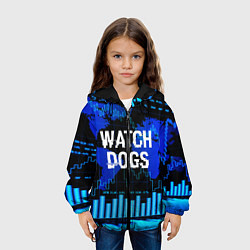Куртка с капюшоном детская Watch Dogs, цвет: 3D-черный — фото 2