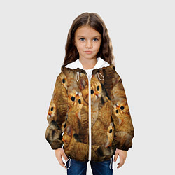 Куртка с капюшоном детская КОТЯТУШКИ, цвет: 3D-белый — фото 2