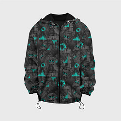 Куртка с капюшоном детская Cyber, цвет: 3D-черный
