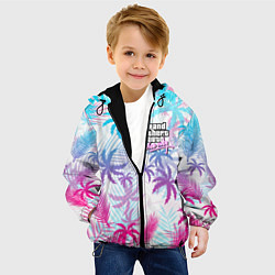 Куртка с капюшоном детская GTA VICE CITY, цвет: 3D-черный — фото 2