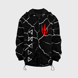 Куртка с капюшоном детская The Witcher, цвет: 3D-черный