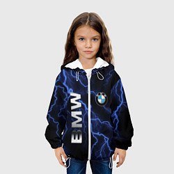 Куртка с капюшоном детская BMW, цвет: 3D-белый — фото 2