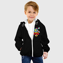 Куртка с капюшоном детская BRAWL STARS NANI, цвет: 3D-белый — фото 2