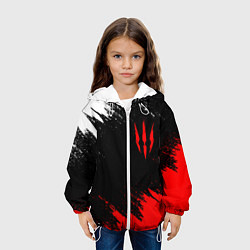 Куртка с капюшоном детская ВЕДЬМАК 3 ГЕРАЛЬТ КОГОТЬ, цвет: 3D-белый — фото 2