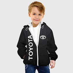 Куртка с капюшоном детская TOYOTA, цвет: 3D-белый — фото 2