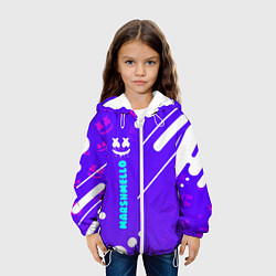 Куртка с капюшоном детская MARSHMELLO МАРШМЕЛЛОУ, цвет: 3D-белый — фото 2