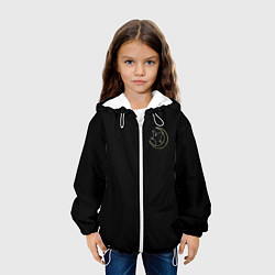 Куртка с капюшоном детская Сэйлор мун, цвет: 3D-белый — фото 2