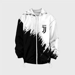 Куртка с капюшоном детская JUVENTUS, цвет: 3D-белый