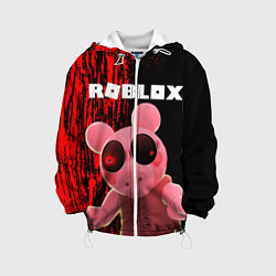 Куртка с капюшоном детская Roblox Piggy, цвет: 3D-белый