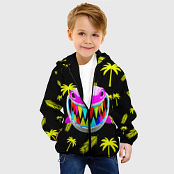 Куртка с капюшоном детская 6ix9ine, цвет: 3D-черный — фото 2