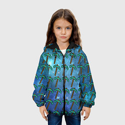 Куртка с капюшоном детская Майнкрафт Кирка, цвет: 3D-черный — фото 2