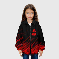 Куртка с капюшоном детская Apex Legends, цвет: 3D-черный — фото 2