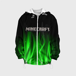 Куртка с капюшоном детская MINECRAFT, цвет: 3D-белый
