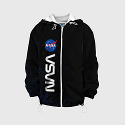 Куртка с капюшоном детская NASA НАСА, цвет: 3D-белый