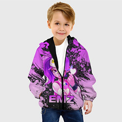 Куртка с капюшоном детская BRAWL STARS EMZ, цвет: 3D-черный — фото 2