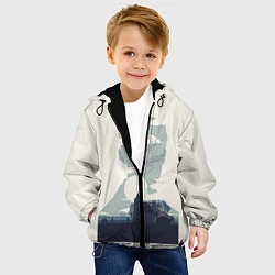 Куртка с капюшоном детская Настоящий детектив, цвет: 3D-черный — фото 2