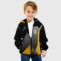 Куртка с капюшоном детская Juventus Uniform, цвет: 3D-черный — фото 2