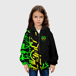 Куртка с капюшоном детская 6ix9ine Tekashi, цвет: 3D-черный — фото 2