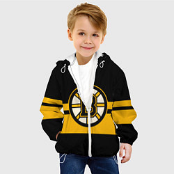 Куртка с капюшоном детская BOSTON BRUINS NHL, цвет: 3D-белый — фото 2
