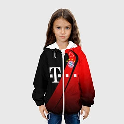 Куртка с капюшоном детская FC Bayern Munchen Форма, цвет: 3D-белый — фото 2