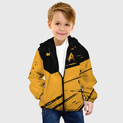Куртка с капюшоном детская Star Trek, цвет: 3D-черный — фото 2