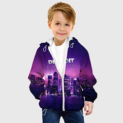 Куртка с капюшоном детская Detroit Become Human S, цвет: 3D-белый — фото 2