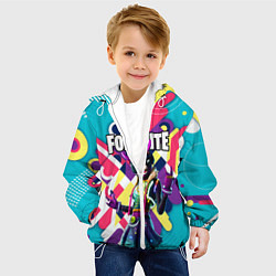 Куртка с капюшоном детская FORTNITE, цвет: 3D-белый — фото 2