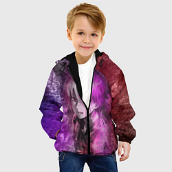 Куртка с капюшоном детская Шото Тодороки, цвет: 3D-черный — фото 2