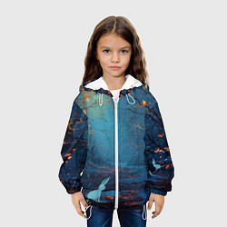 Куртка с капюшоном детская Forest, цвет: 3D-белый — фото 2