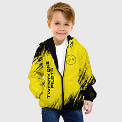 Куртка с капюшоном детская TWENTY ONE PILOTS 21 PILOTS, цвет: 3D-черный — фото 2