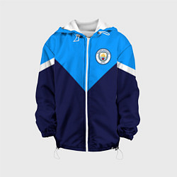 Куртка с капюшоном детская MANCHESTER CITY, цвет: 3D-белый