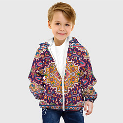 Куртка с капюшоном детская Ковер, цвет: 3D-белый — фото 2