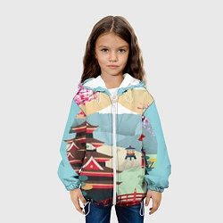Куртка с капюшоном детская Tokyo, цвет: 3D-белый — фото 2