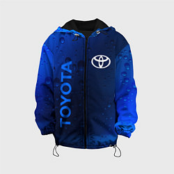 Куртка с капюшоном детская TOYOTA ТОЙОТА, цвет: 3D-черный