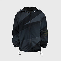 Куртка с капюшоном детская Metalic gray, цвет: 3D-черный