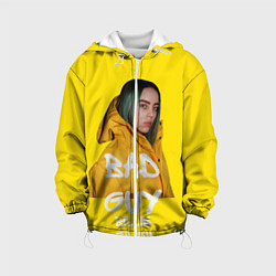 Куртка с капюшоном детская Billie Eilish Билли Айлиш, цвет: 3D-белый