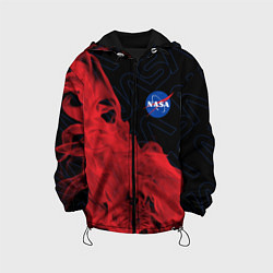 Куртка с капюшоном детская NASA НАСА, цвет: 3D-черный