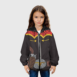 Куртка с капюшоном детская Ковбой, цвет: 3D-черный — фото 2