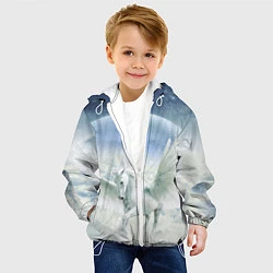 Куртка с капюшоном детская Пегас, цвет: 3D-белый — фото 2