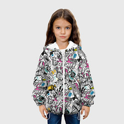 Куртка с капюшоном детская Вайл И Койот, цвет: 3D-белый — фото 2