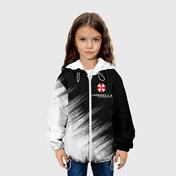 Куртка с капюшоном детская Амбрелла, цвет: 3D-белый — фото 2
