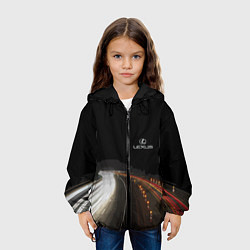 Куртка с капюшоном детская Night route, цвет: 3D-черный — фото 2
