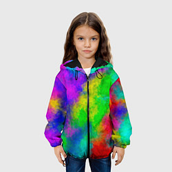 Куртка с капюшоном детская Multicolored, цвет: 3D-черный — фото 2