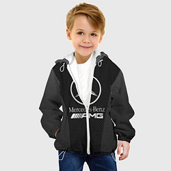 Куртка с капюшоном детская MERCEDES-BENZ, цвет: 3D-белый — фото 2